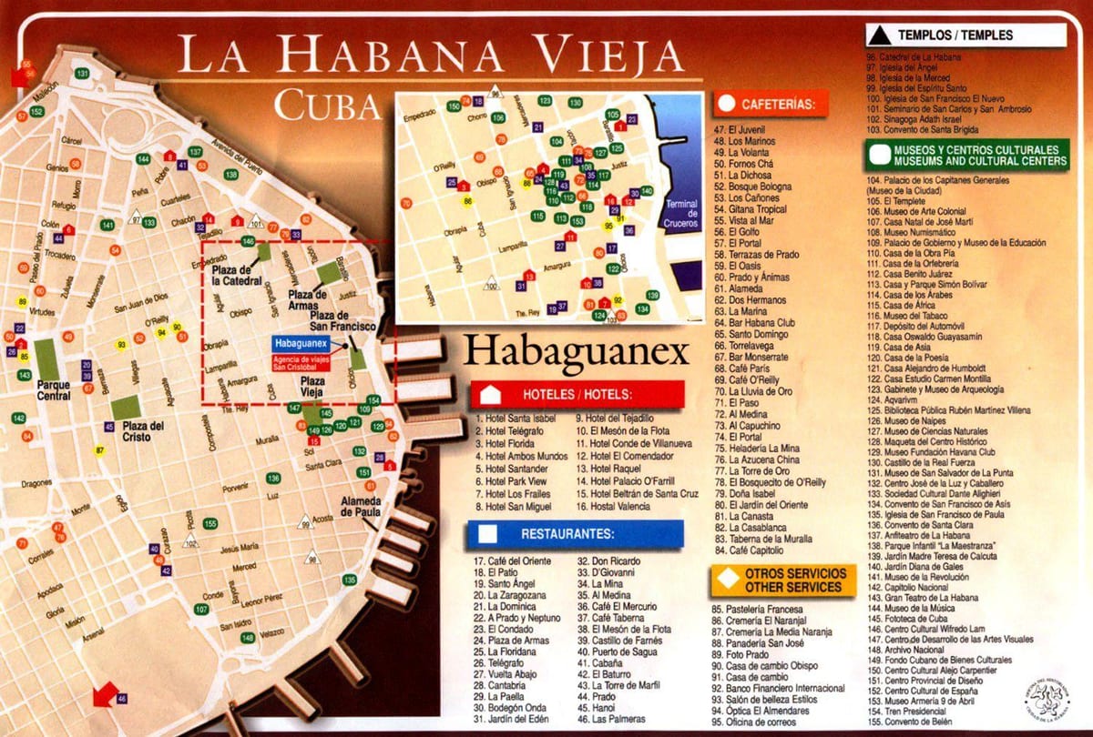 Havana gjë hartë